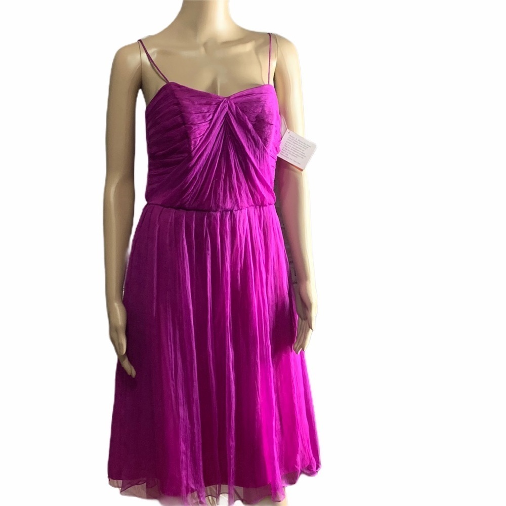 Watters Silk Fuchsia Dress size 10